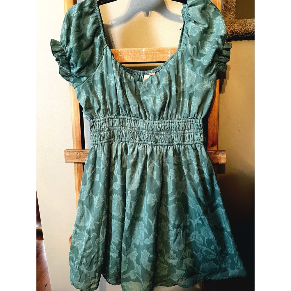 Four Leaf Green Dress